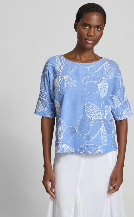 Christian Berg Woman Blouseshirt van puur katoen - Foto 2