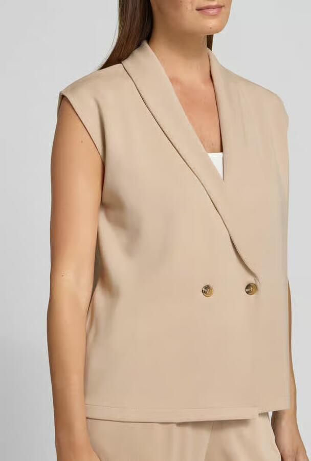 Christian Berg Woman Bodywarmer met sjaalkraag