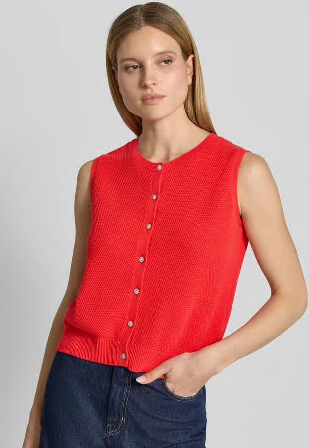 Christian Berg Woman Bodywarmer met structuurpatroon