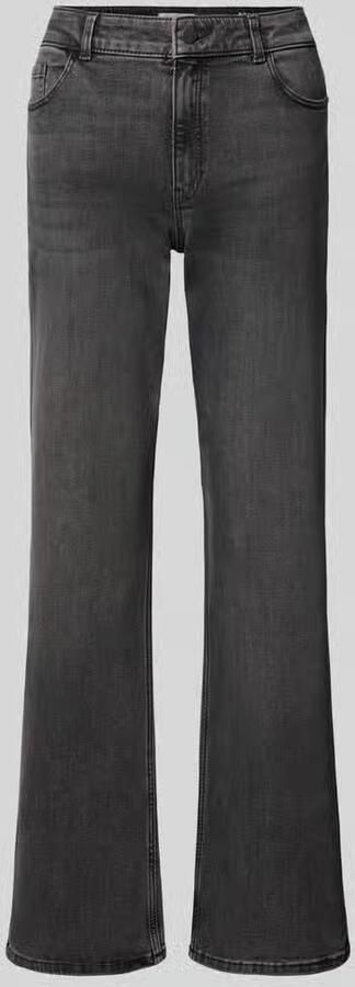 Christian Berg Woman Bootcut fit jeans van elastische katoenmix