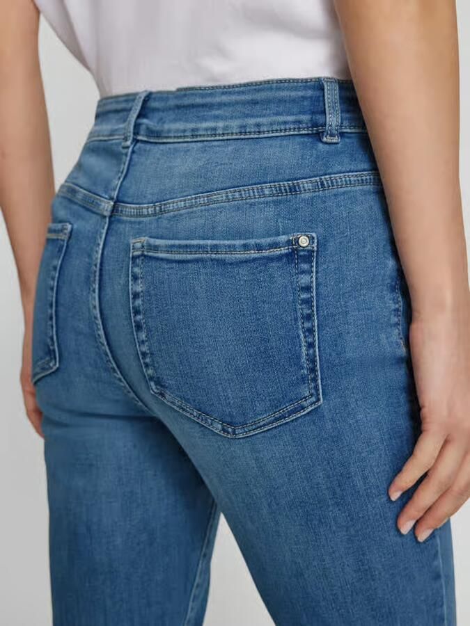 Christian Berg Woman Bootcut jeans met riemlussen - Foto 2