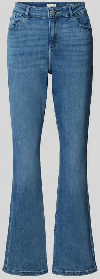 Christian Berg Woman Bootcut jeans met riemlussen