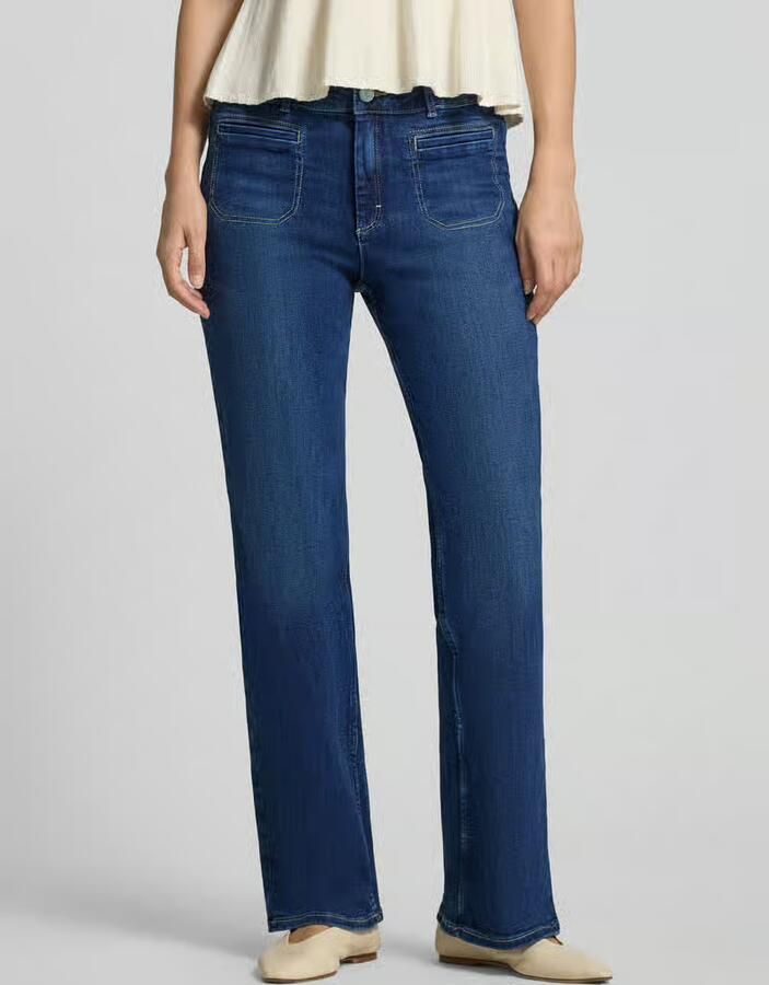 Christian Berg Woman Bootcut jeans van katoenmix - Foto 3