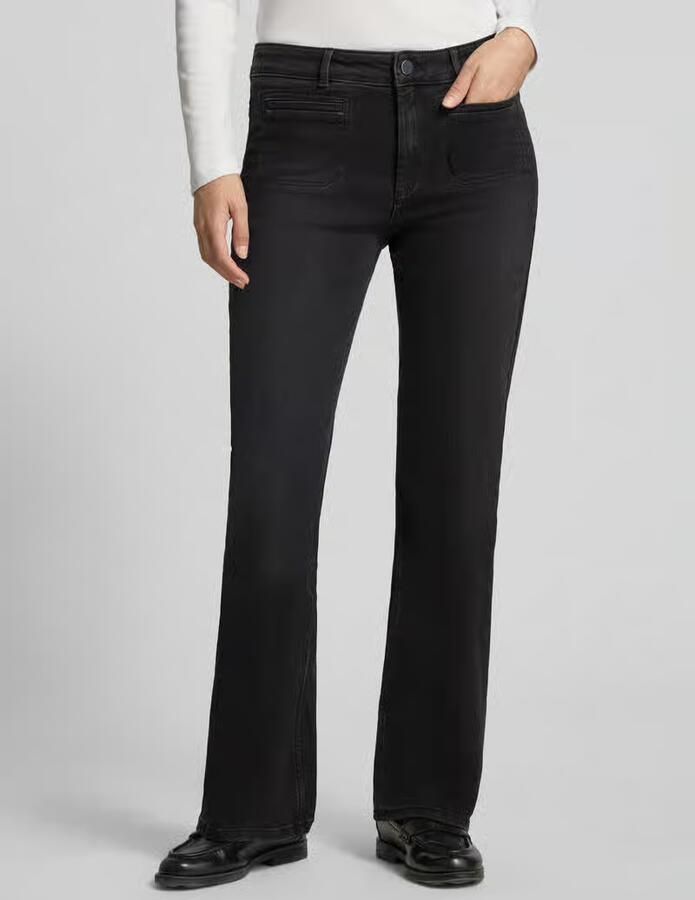 Christian Berg Woman Bootcut jeans van katoenmix - Foto 3