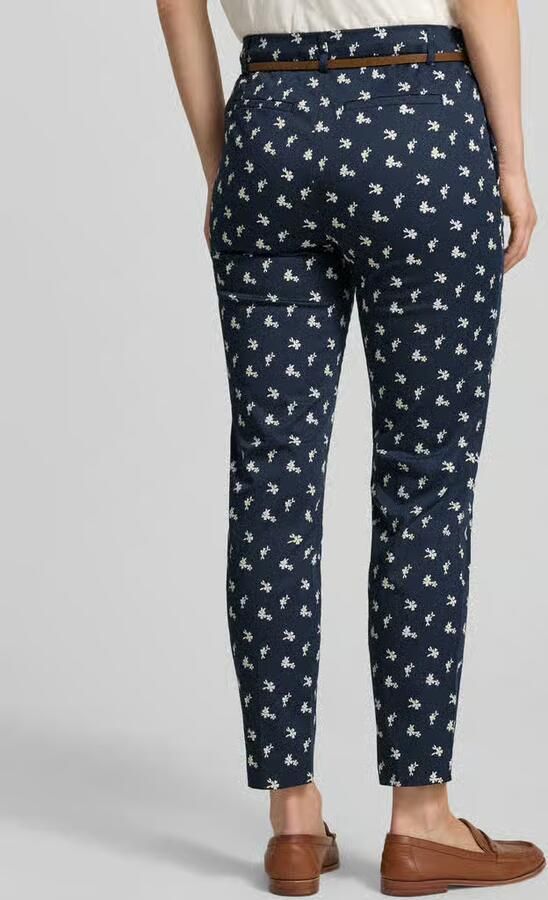 Christian Berg Woman Broek in all-over look met riem