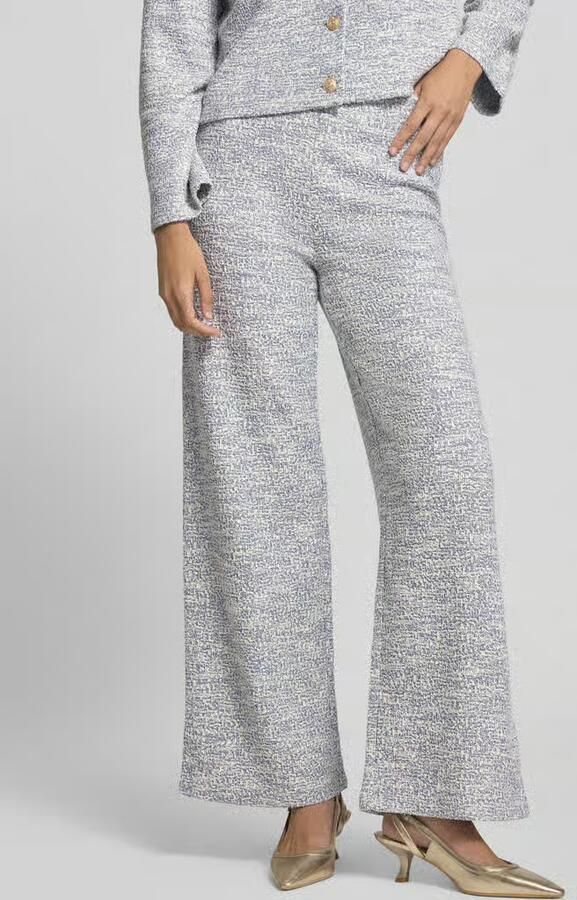 Christian Berg Woman Broek in bouclé-look met elastische band - Foto 2