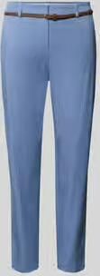 Christian Berg Woman Slim fit stoffen broek met verkort model