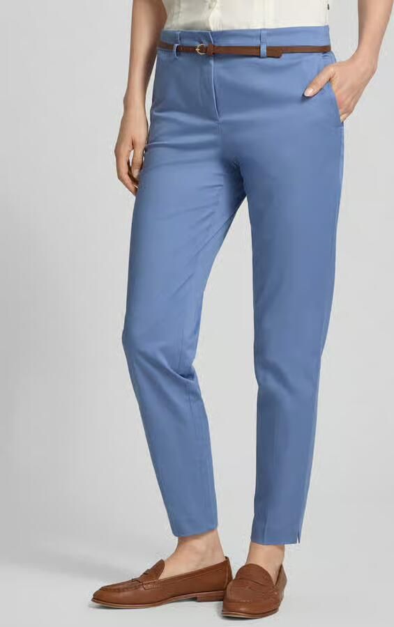 Christian Berg Woman Slim fit stoffen broek met verkort model - Foto 2