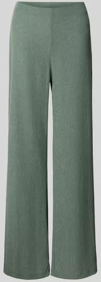 Christian Berg Woman Broek met structuurmotief en elastische band