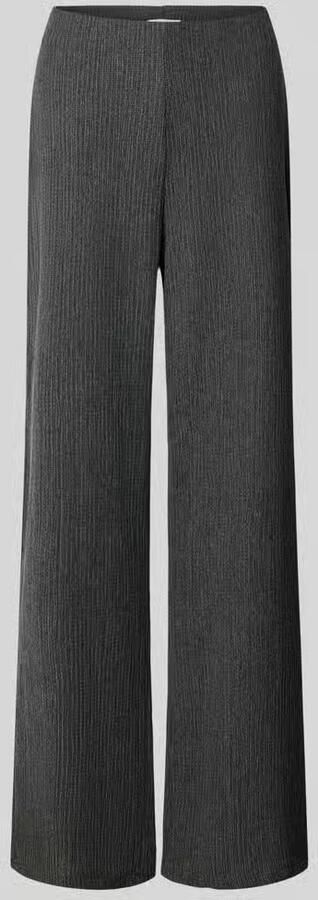 Christian Berg Woman Broek met structuurmotief en elastische band
