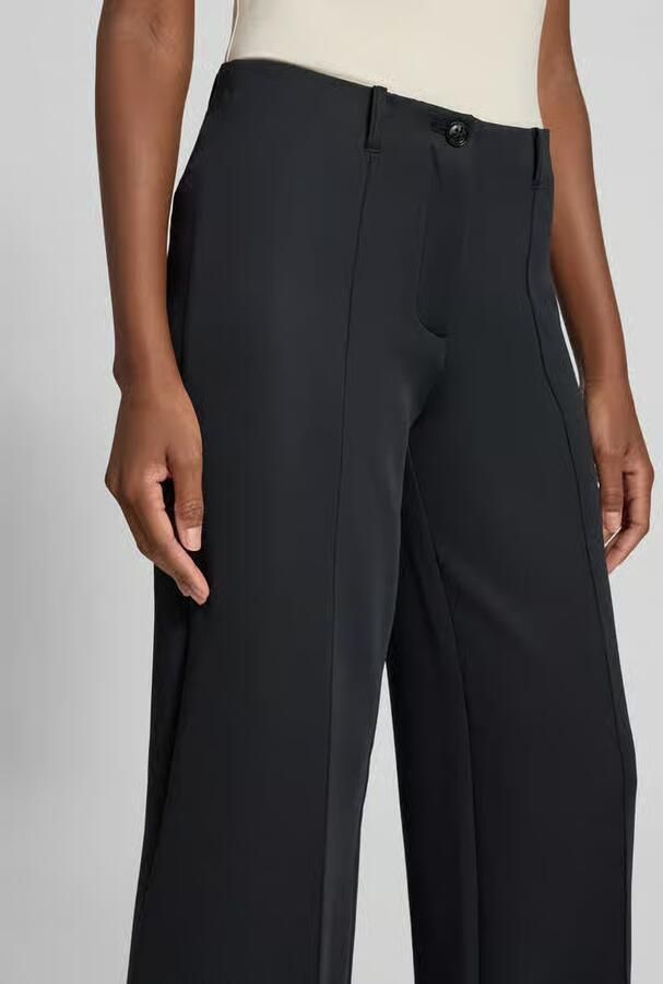 Christian Berg Woman Broek met wijde pijpen en lengtenaden