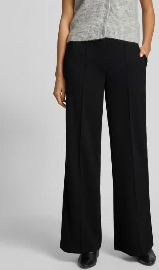 Christian Berg Woman Broek met wijde pijpen en lengtenaden - Foto 2