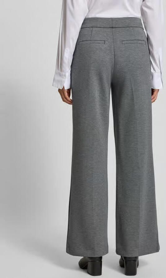 Christian Berg Woman Broek met wijde pijpen en lengtenaden