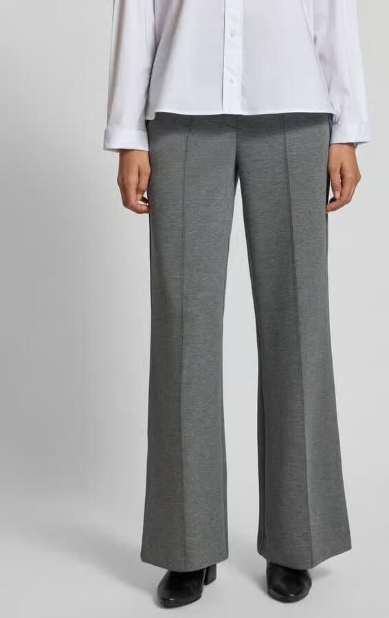 Christian Berg Woman Broek met wijde pijpen en lengtenaden - Foto 2