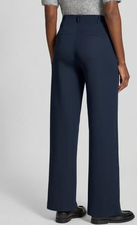 Christian Berg Woman Broek met wijde pijpen en lengtenaden