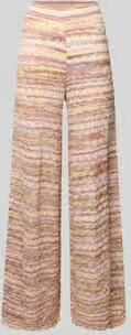 Christian Berg Woman Broek van viscosemix in all-over look