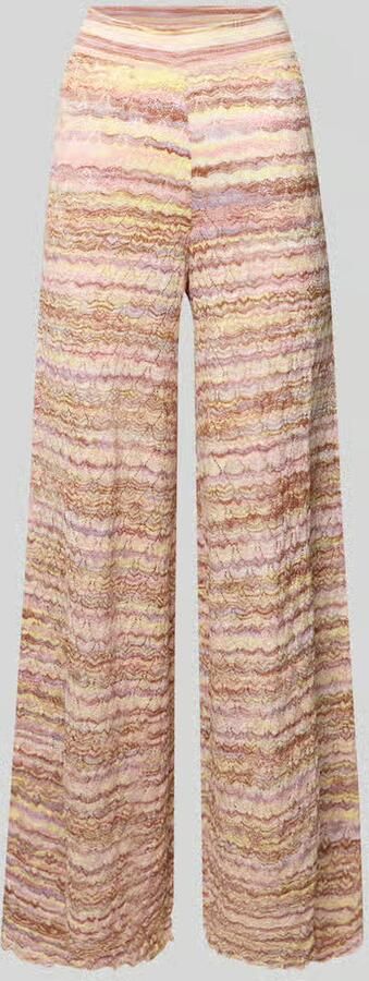 Christian Berg Woman Broek van viscosemix in all-over look - Foto 2