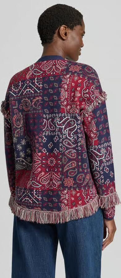Christian Berg Woman Cardigan van viscosemix in tricotlook - Foto 3