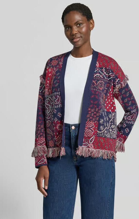 Christian Berg Woman Cardigan van viscosemix in tricotlook - Foto 2