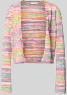 Christian Berg Woman Cardigan van viscosemix met open voorkant