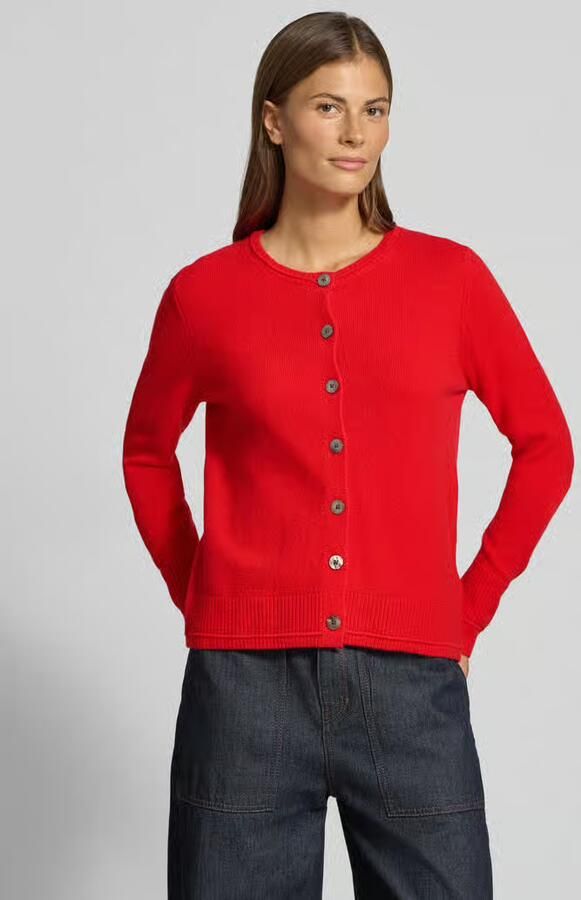 Christian Berg Woman Cardigan van wol met ronde hals - Foto 2