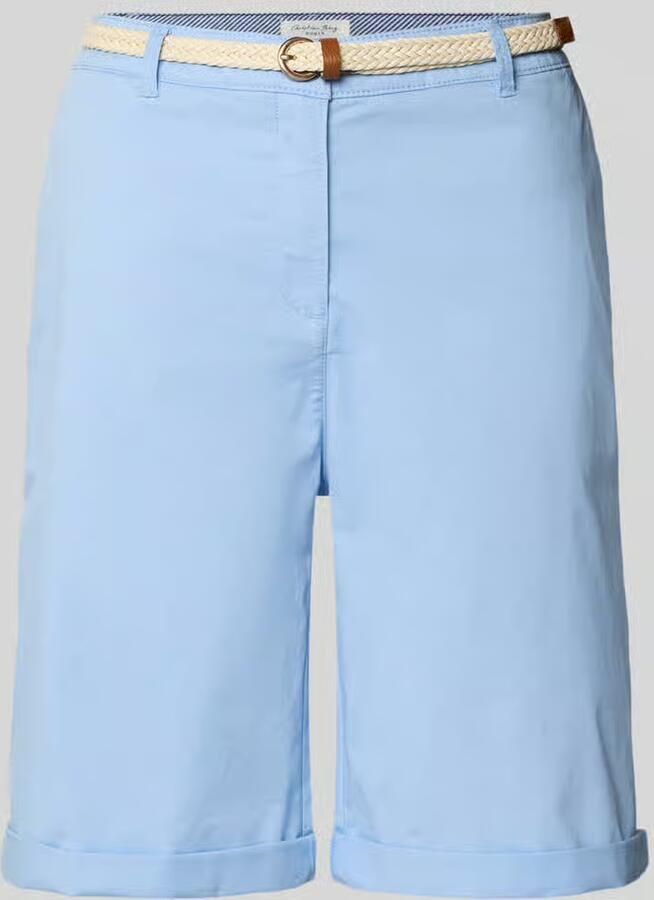 Christian Berg Woman Chino-bermuda met riem - Foto 2
