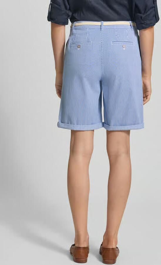 Christian Berg Woman Chino-bermuda met riem