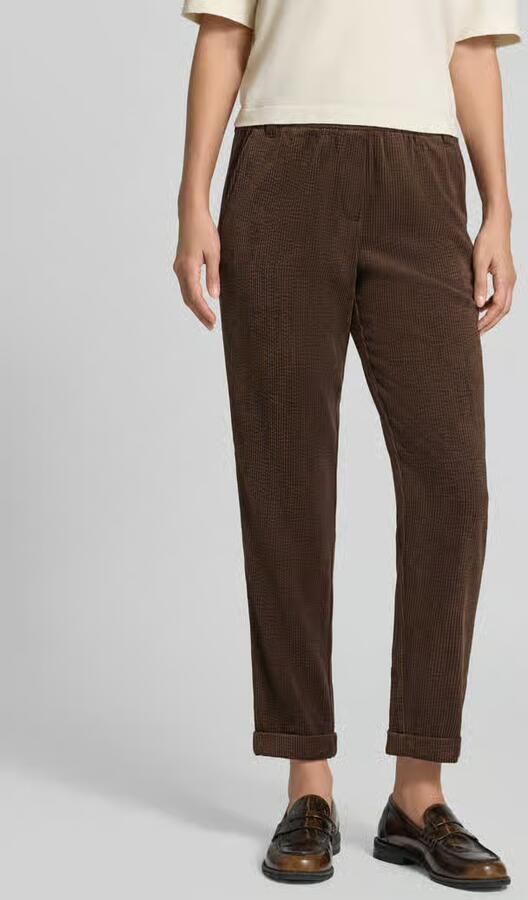 Christian Berg Woman Corduroy broek met elastische band - Foto 3