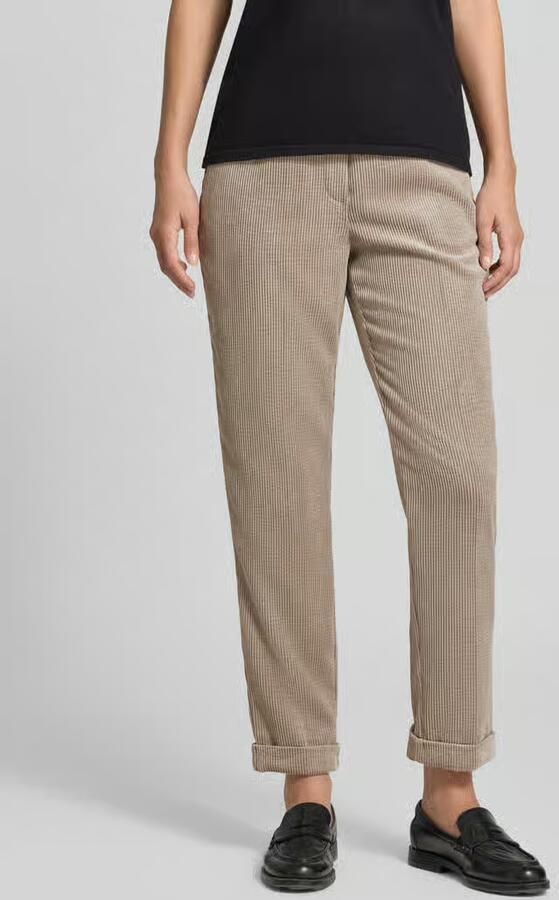 Christian Berg Woman Corduroy broek met elastische band - Foto 3