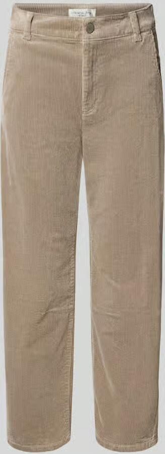 Christian Berg Woman Corduroy broek met Franse steekzakken