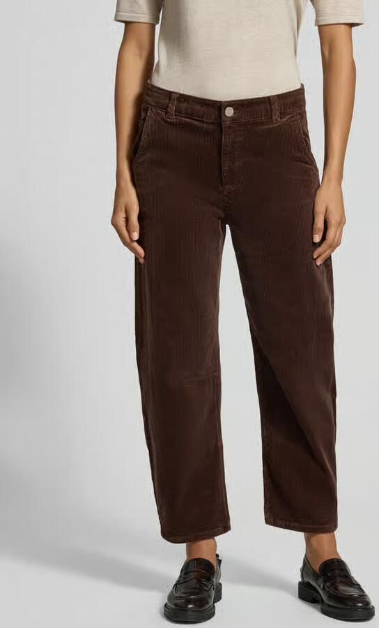 Christian Berg Woman Corduroy broek met Franse steekzakken - Foto 3