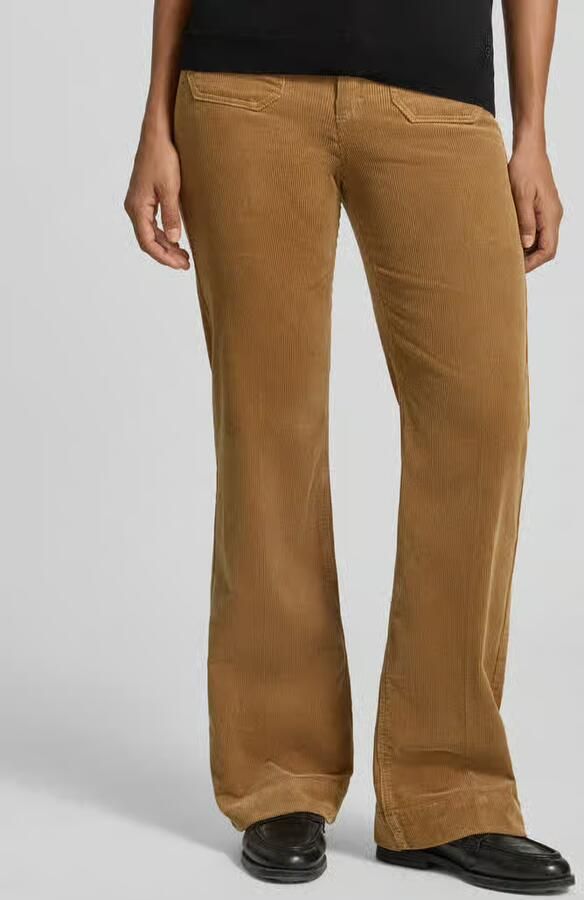 Christian Berg Woman Corduroy broek met opgestikte sierstrookzakken - Foto 2