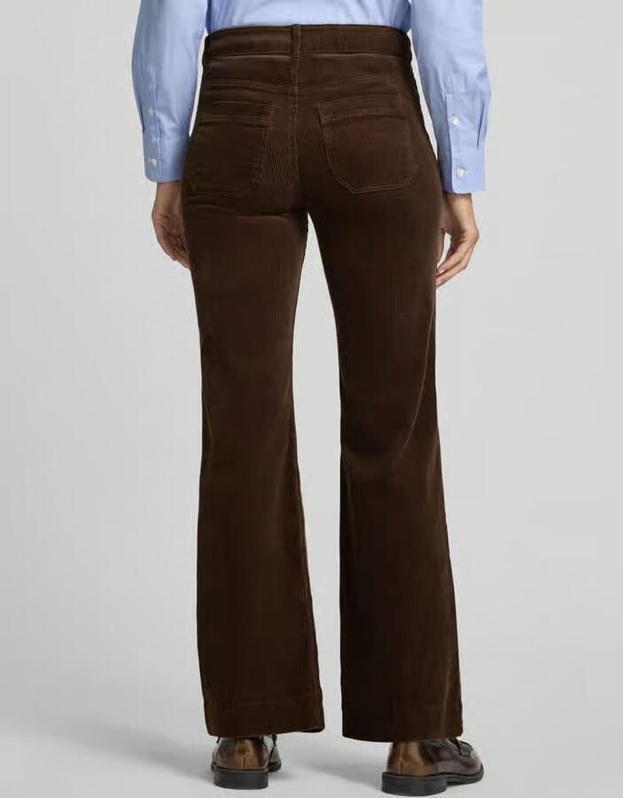 Christian Berg Woman Corduroy broek met opgestikte sierstrookzakken - Foto 2