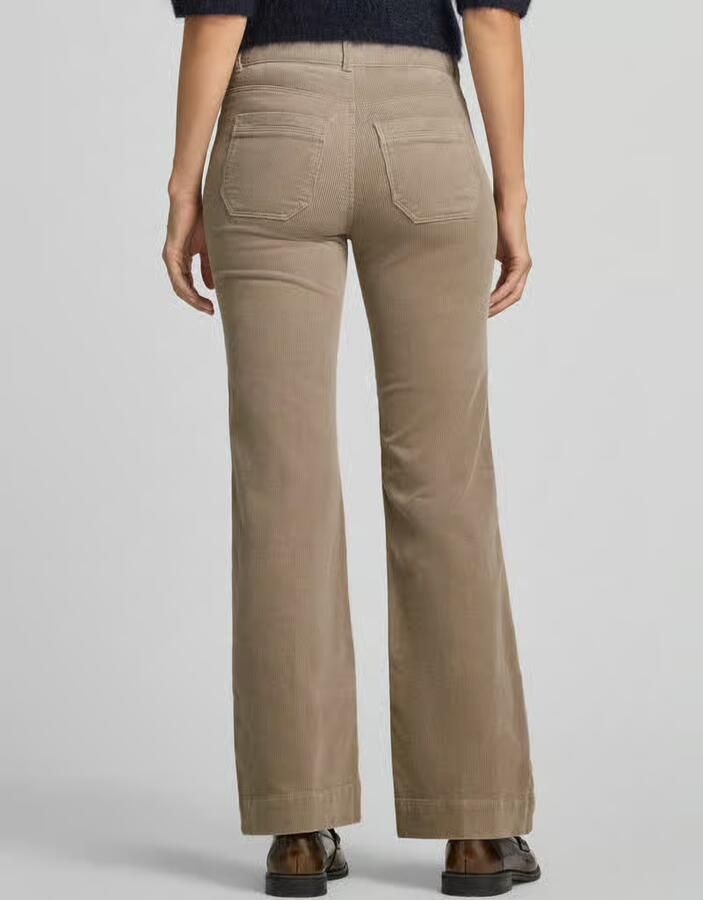 Christian Berg Woman Corduroy broek met opgestikte sierstrookzakken - Foto 2