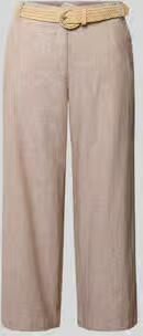 Christian Berg Woman Culotte van linnenmix met riem