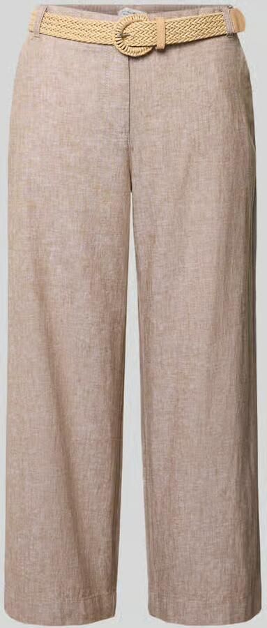 Christian Berg Woman Culotte van linnenmix met riem - Foto 2