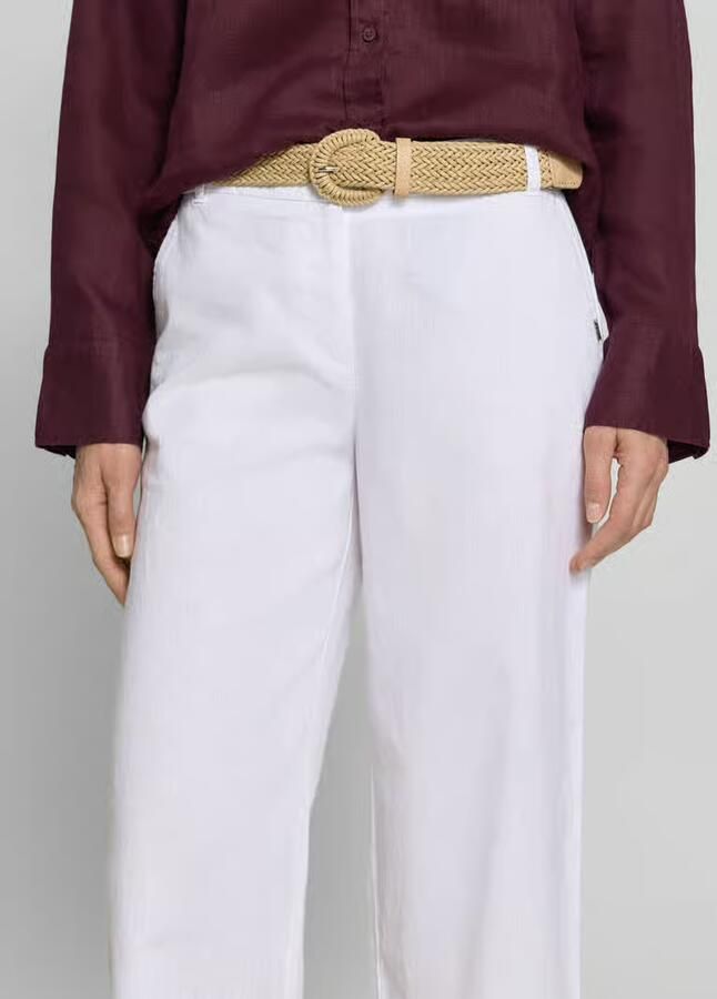 Christian Berg Woman Culotte van linnenmix met riem