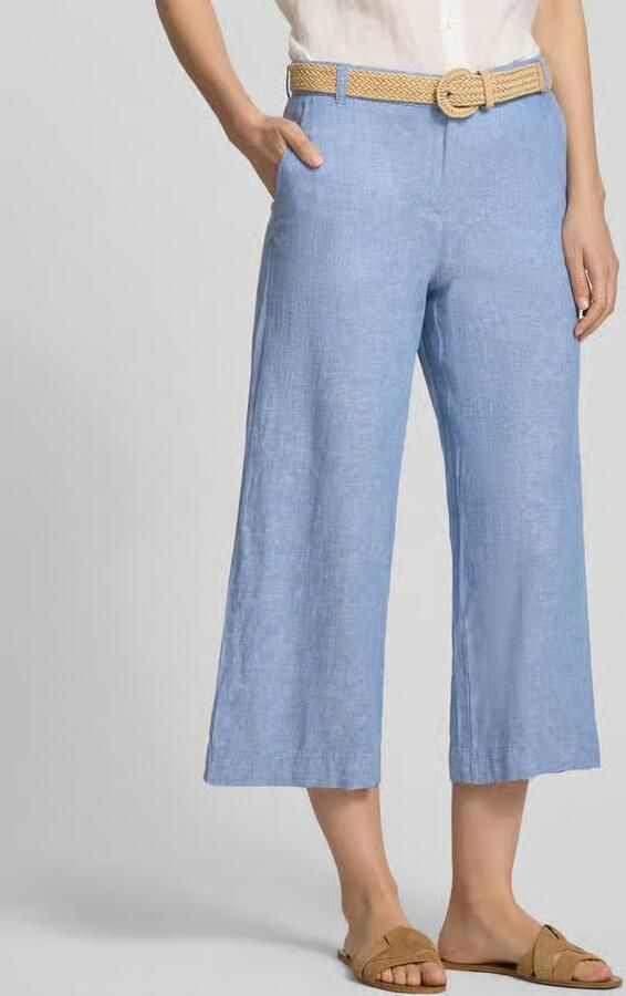 Christian Berg Woman Culotte van linnenmix met riem - Foto 2