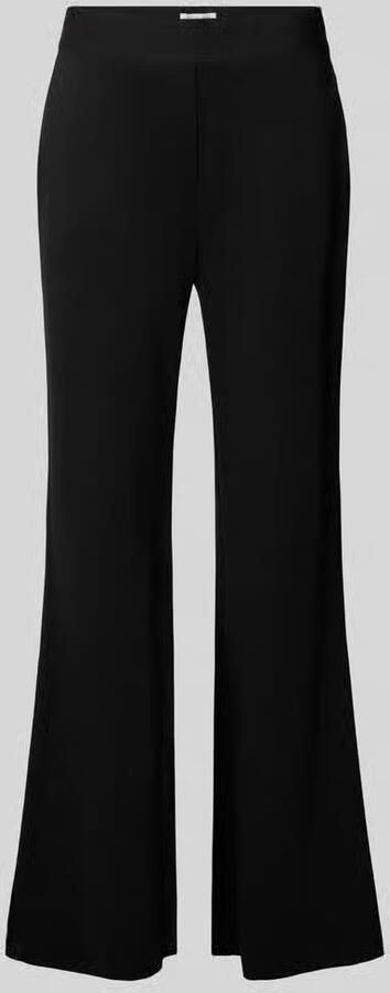 Christian Berg Woman flared cut broek van viscosemix met achterzakken