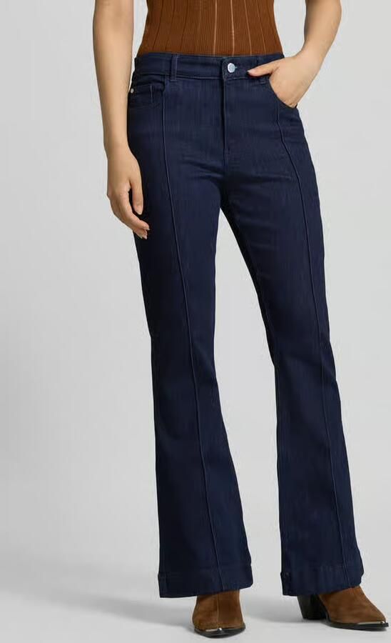 Christian Berg Woman flared fit jeans van katoenmix - Foto 2