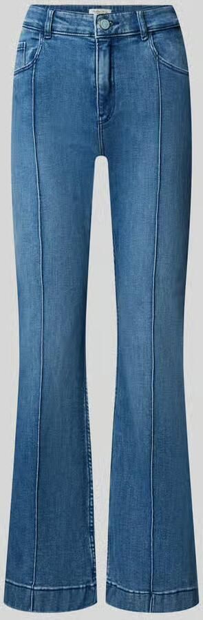Christian Berg Woman flared fit jeans van katoenmix