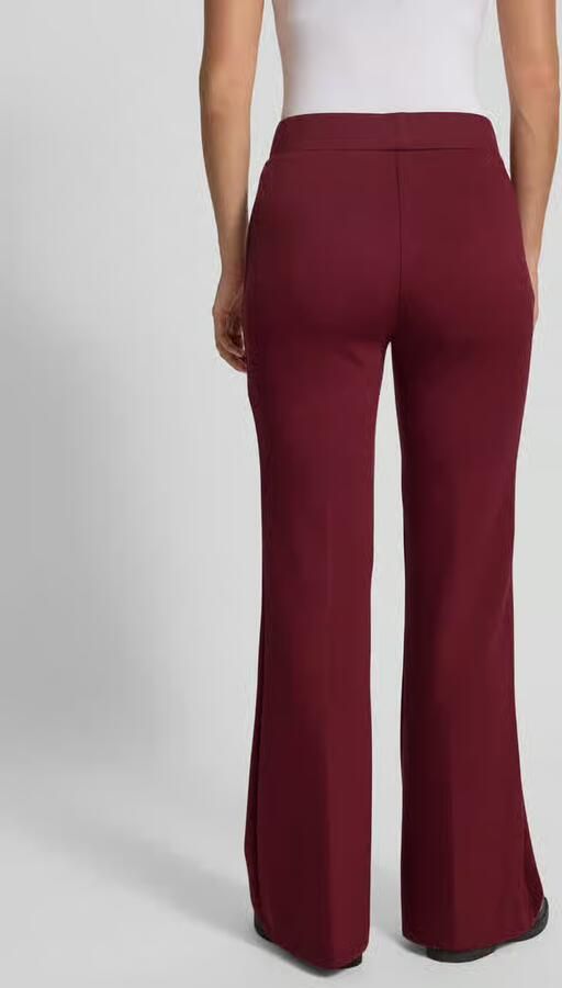 Christian Berg Woman Flared fit stoffen broek van viscosemix
