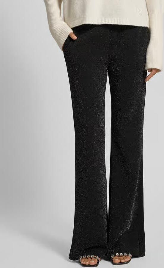 Christian Berg Woman Flared stoffen broek met elastische band