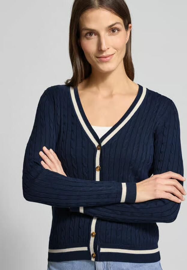 Christian Berg Woman Gebreid jack met V-hals