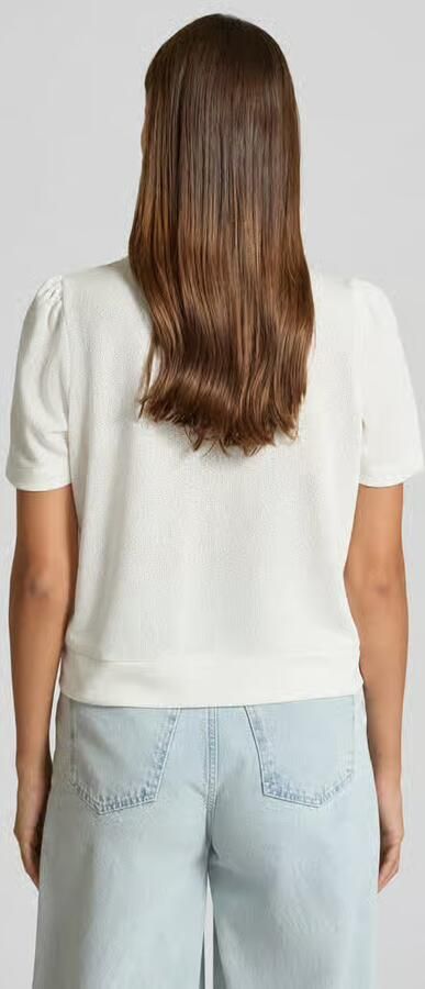 Christian Berg Woman Gebreid shirt van viscosemix met knoopsluiting