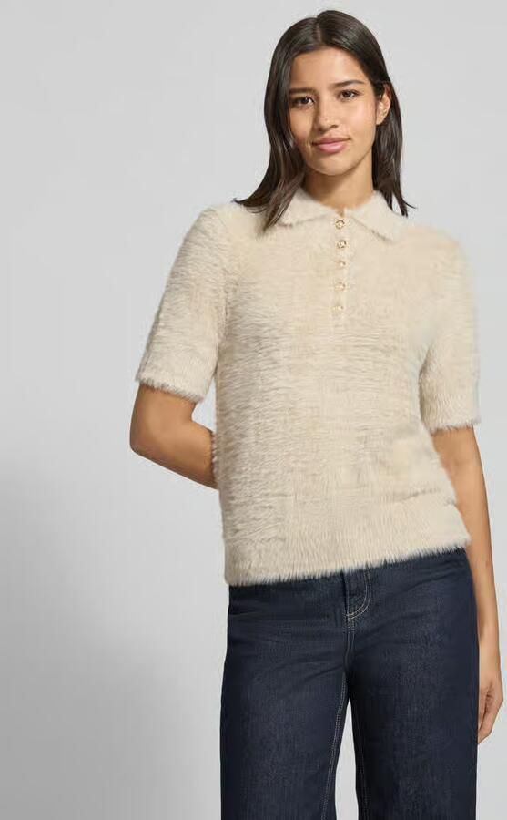 Christian Berg Woman Gebreide pullover met 1 2-mouwen en knoopsluiting - Foto 2