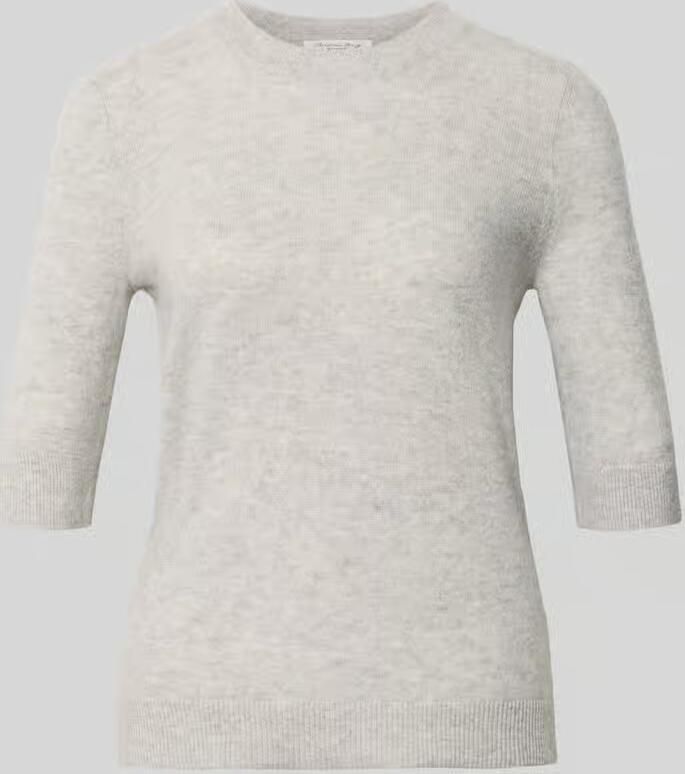 Christian Berg Woman Gebreide pullover met 1 2-mouwen en ronde hals