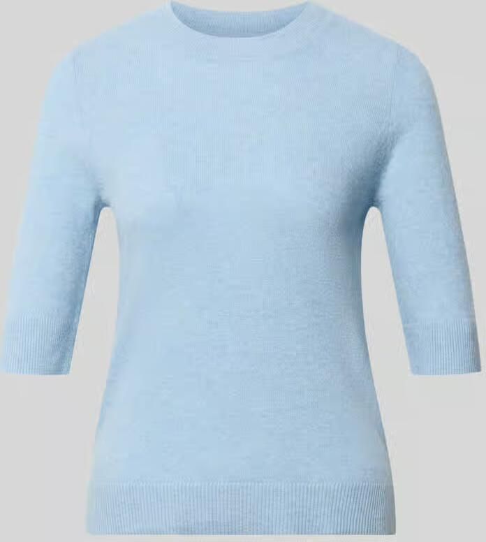 Christian Berg Woman Gebreide pullover met 1 2-mouwen en ronde hals
