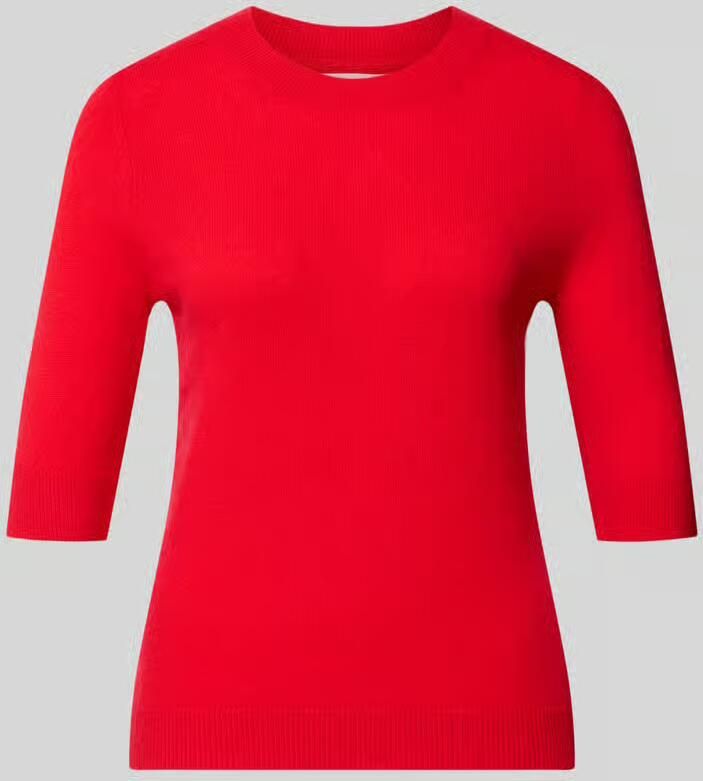 Christian Berg Woman Gebreide pullover met 1 2-mouwen en ronde hals
