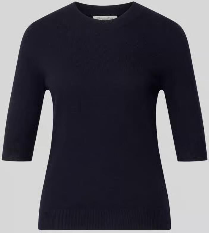 Christian Berg Woman Gebreide pullover met 1 2-mouwen en ronde hals